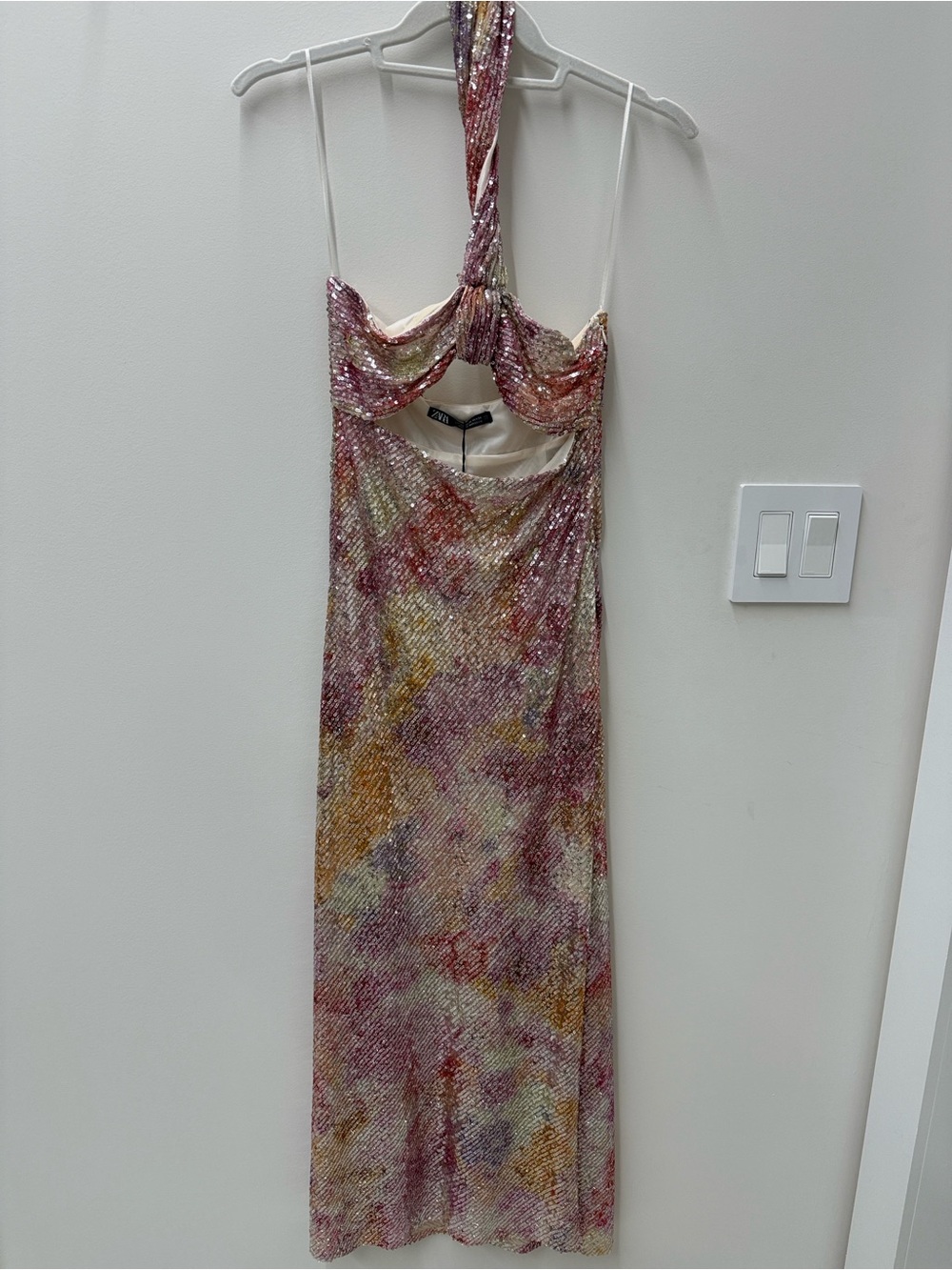 Zara Tie-Dye Sequin Dress